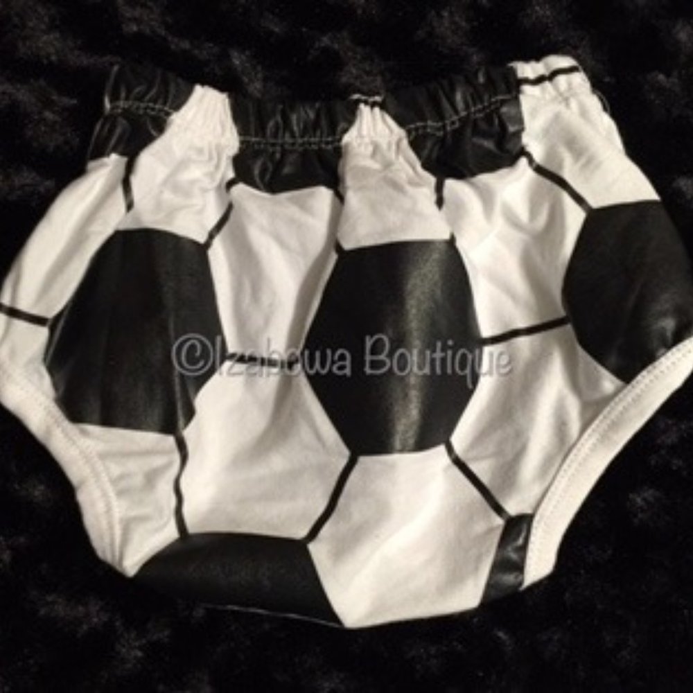 Soccer Cotton Bloomer - Ruffle Butt  (2)  BLSOCC  NWT Boutique